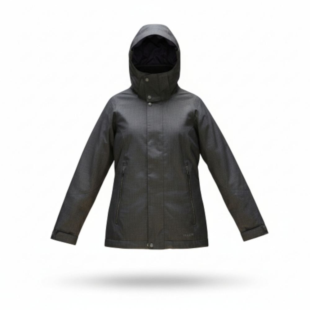 Burton Dryride Gray Jacket with Hood - Picture 2 of 10